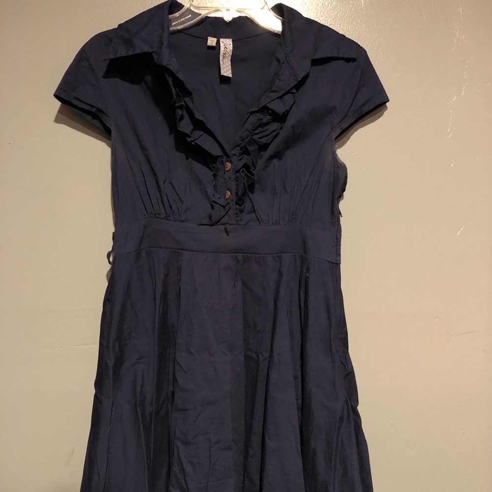 Navy Blue collared dress